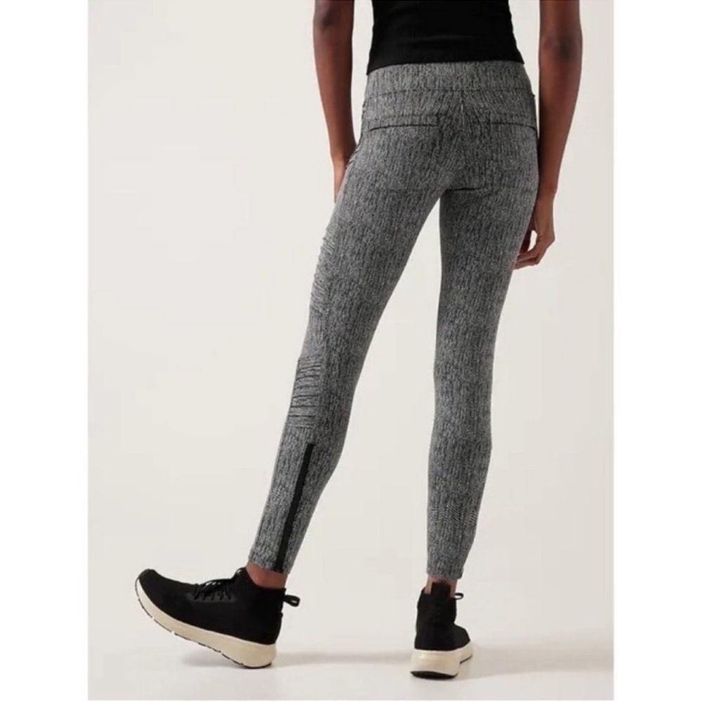 Athleta Delancey Textured Moto Tight - Picture 2 of 11